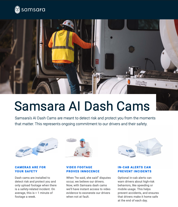 Introducing Dash Cams to Drivers